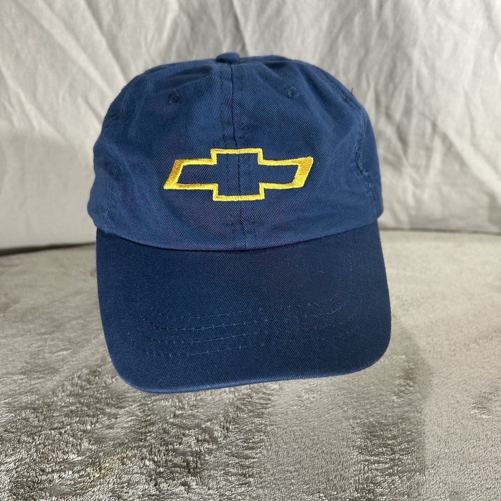 Chevrolet Bowtie‎ Logo Baseball Cap – Navy Blue Adjustable Hat